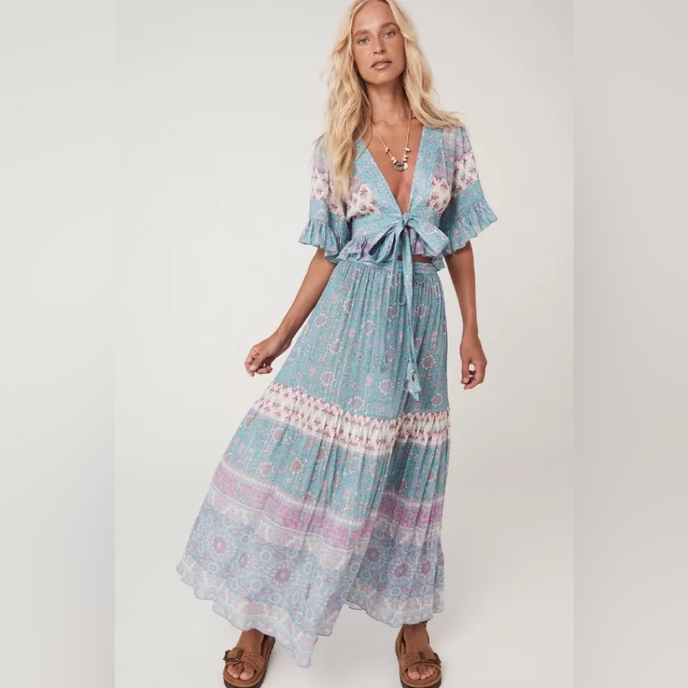 ✨SOLD✨ Spell Designs Lovers Beach Maxi Skirt in Paradise